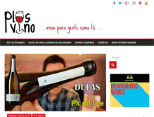 Tablet Screenshot of plusvino.com